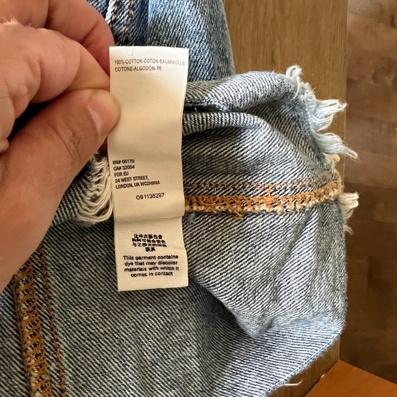 Free People Denim Skirt 25 - Picture 7 of 8